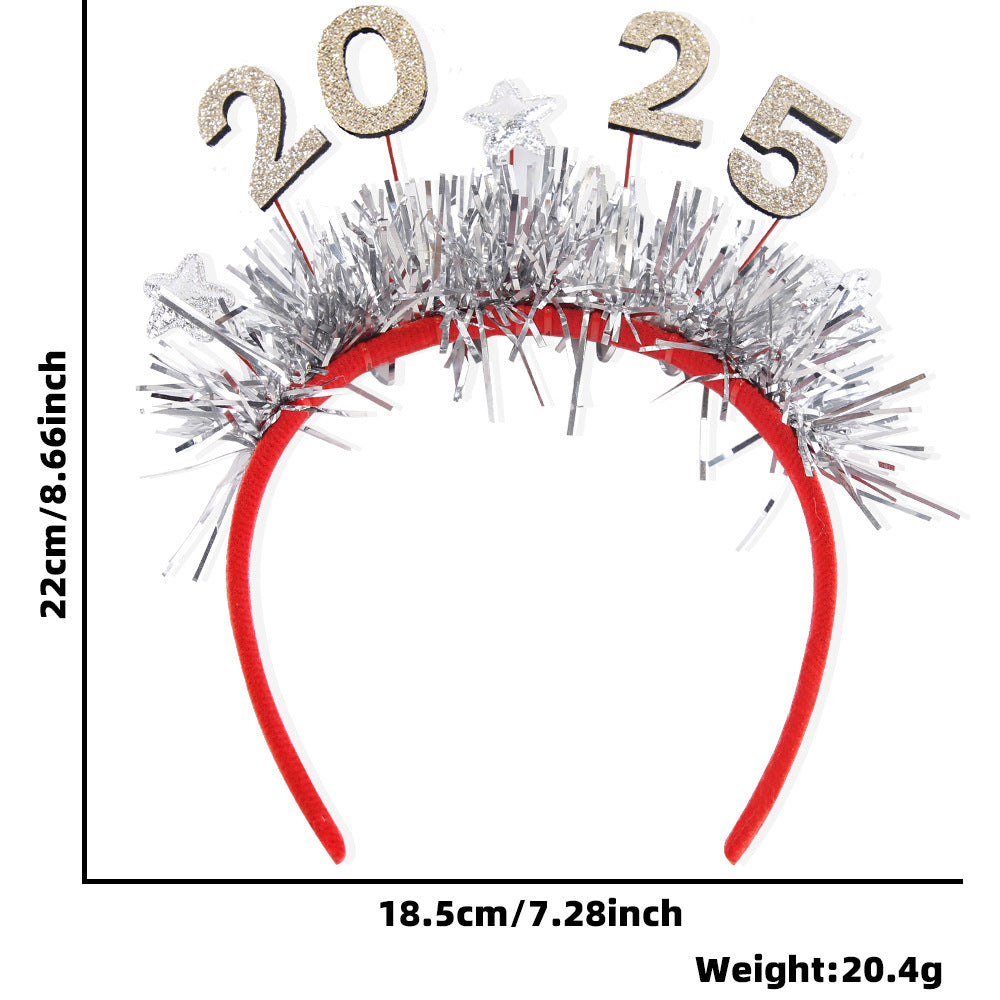 Wholesale 2025 New Year's Party Party Decoration Headband